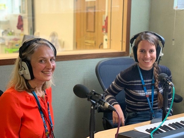 A great morning as guests on Radio Cambridge 105, so proud of our very talented Music Therapist Valentini. Thank you Suzi for the opportunity to talk about Arts Therapies @CPFT #creativeagentsforchange @musictherapyuk @baat_org @badthopen @mwhitaker @cambridge105 @RachelWField