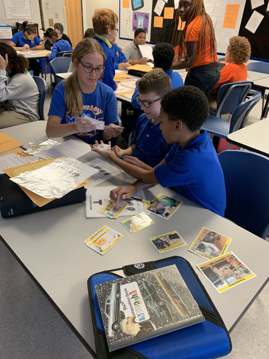 Medical Detectives being Productive Collaborators to solve a murder mystery...<a href="/RamseyMS_JCPS/">Ramsey Middle School</a> <a href="/ramseyquest/">Ramsey Middle Quest Academy</a>