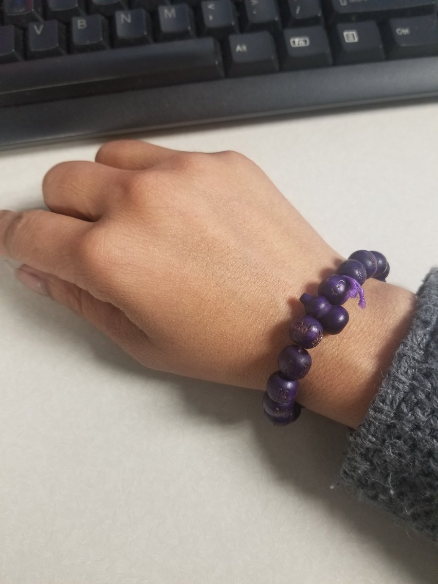 inexpensive #tibetanprayerbracelet #buddhabracelet... did you know this is also called a #MALAbracelet? for the last few i've been using my #prayerbracelet to keep my temper. every time i want to explode, i start at the #gurubead work my way around!