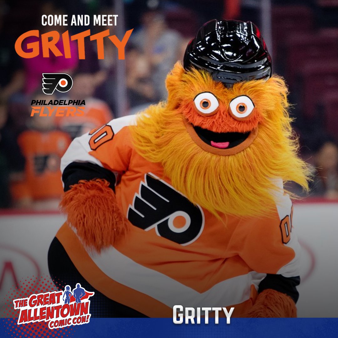 Flyers Fans Don't Miss the chance to meet the Philadelphia Flyers Gritty 😍 at The Great Allentown Comic Con! November 23-24, 2019! - mailchi.mp/allentowncomic… and our debut of a Mini Retro  Gaming Arcade!