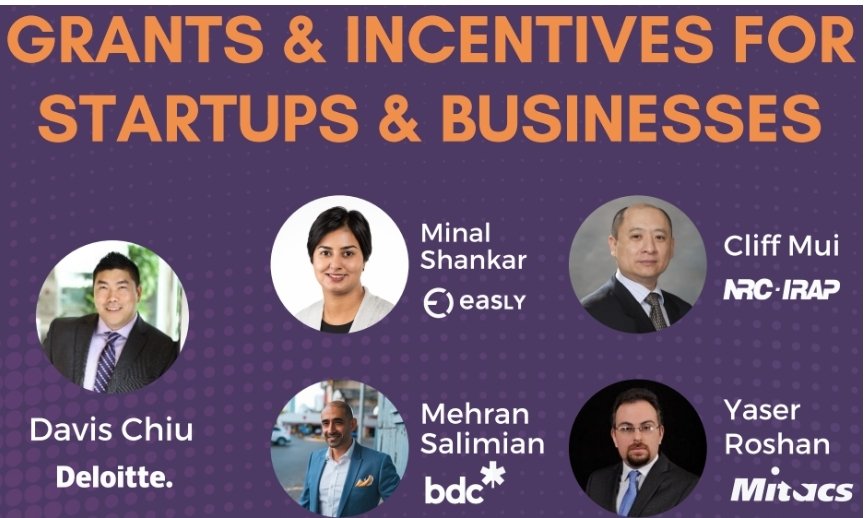 ABTatUFV's tweet image. Powerhouse panel at #FVTechForum. Grants and incentives available for startups.