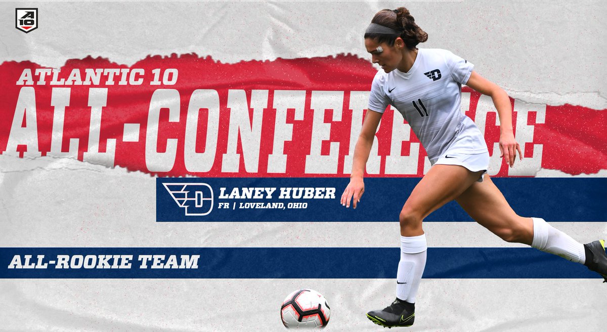 Dayton Women's Soccer (@daytonwsoccer) on Twitter photo The Flyers were tied with the most <a href="/atlantic10/">Atlantic 10 Conference</a> All-Rookie team selections with three this year! Congrats to Alexis Goins, Laney Huber, and Landy Mertz! #RookieRevolution The Flyers were tied with the most <a href="/atlantic10/">Atlantic 10 Conference</a> All-Rookie team selections with three this year! Congrats to Alexis Goins, Laney Huber, and Landy Mertz! #RookieRevolution