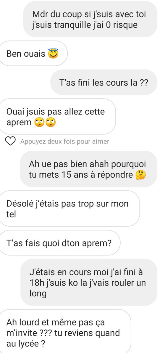 Vous mharcelez vs êtes des baisers, en attendant C moi qui vais mfaire baiser la