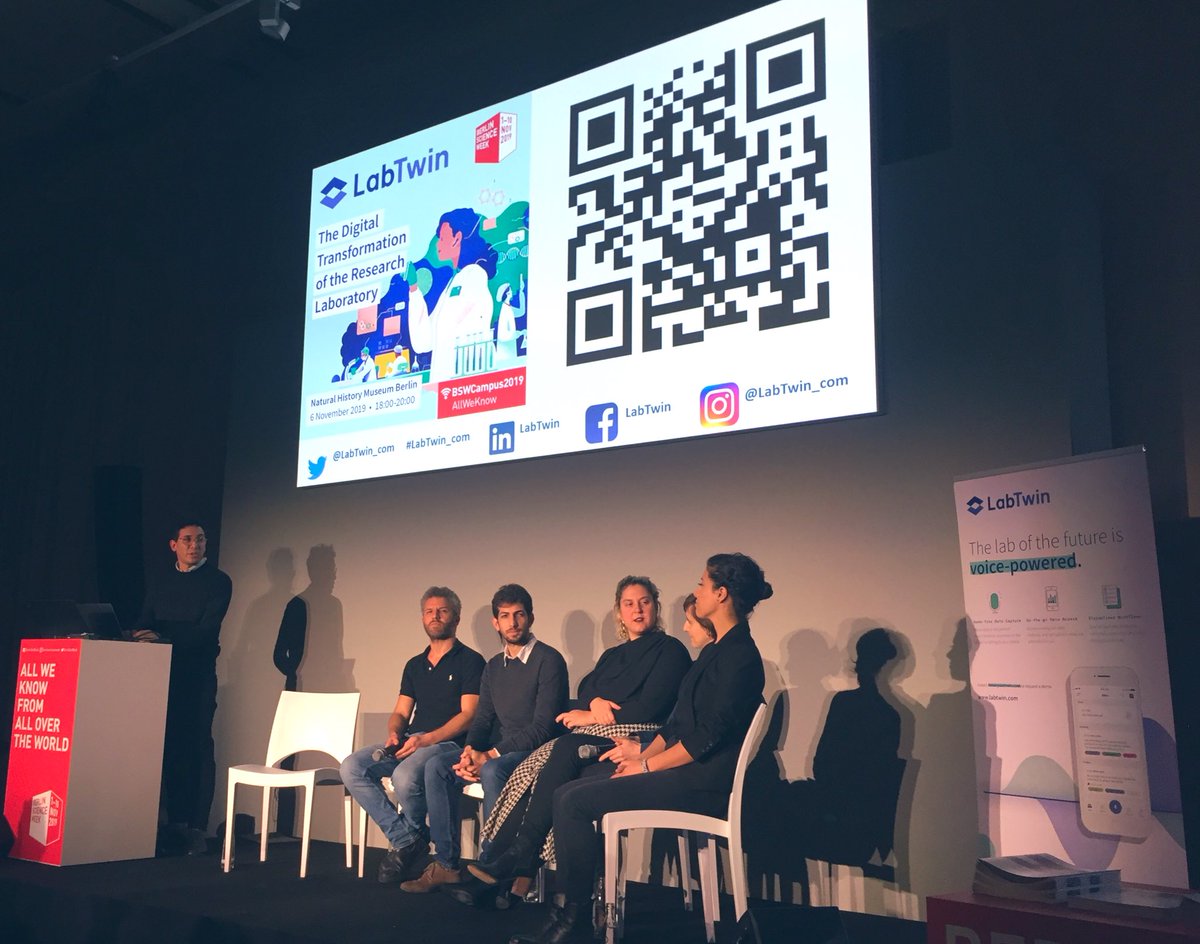pablodavidrm's tweet image. It was a pleasure to host this panel on the #labofthefuture at @mfnberlin  during @BerlinSciWeek with @DataNativesCon @elenaoua @Capgemini @ChariteBerlin @labtwin_com and Leonyte ! Keep tune! @braincityb @BerlinPartner @Falling_Walls @BMBF_Bund @Tagesspiegel @BMG_Bund