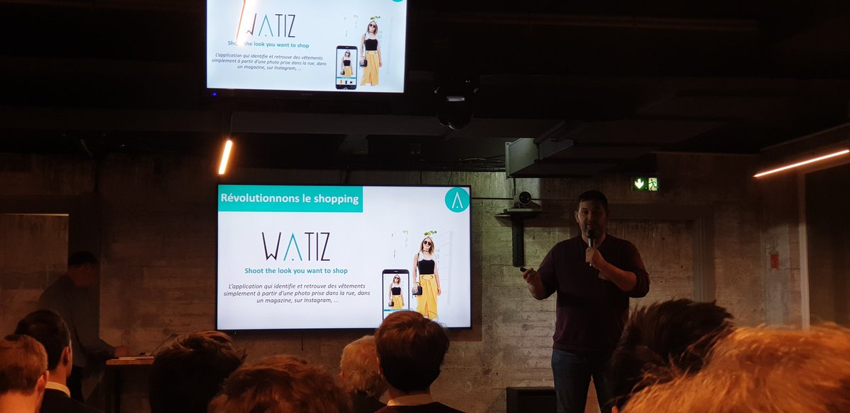 Simplifier l'acte d'achat par l'IA, c'est la vision de <a href="/watiz_startup/">Watiz</a>, startup présente ce soir également au Startup Pitch #18 !

<a href="/Digitalbiznews/">DigitalBusinessNews</a>
<a href="/Scaleway/">Scaleway</a>