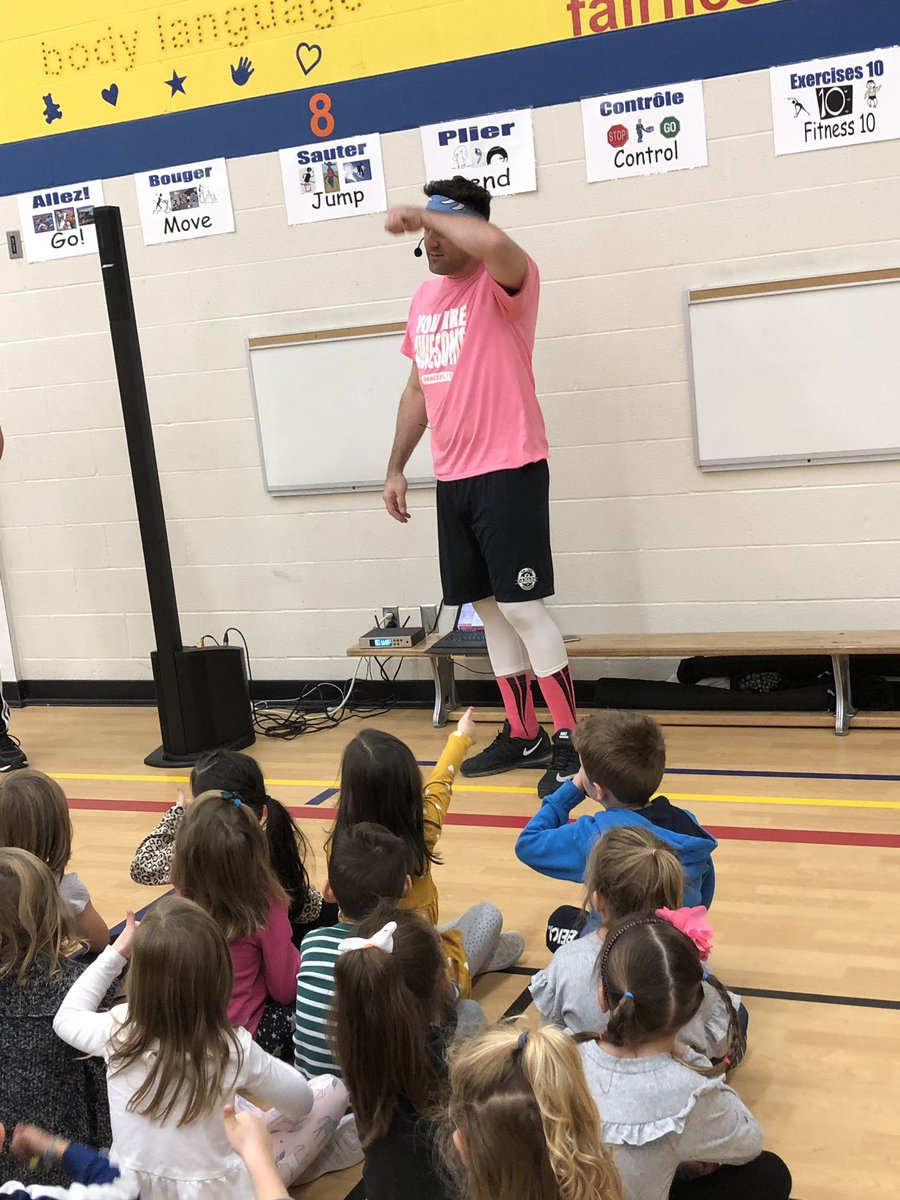 JB_Kindie's tweet photo. We had fun with Peter dancing in the gym. https://t.co/qAmcZLWXN3