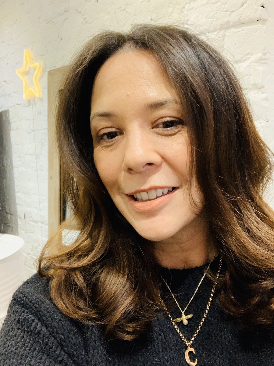 Erm... look at this amazing cut and blow dry from <a href="/JonathanJAndrew/">Jonathan Andrew</a>. Anyone with curly hair will appreciate how hard it is to find a hairdresser who can cut curly hair well... he also does a pretty hot TV presenter blow dry!