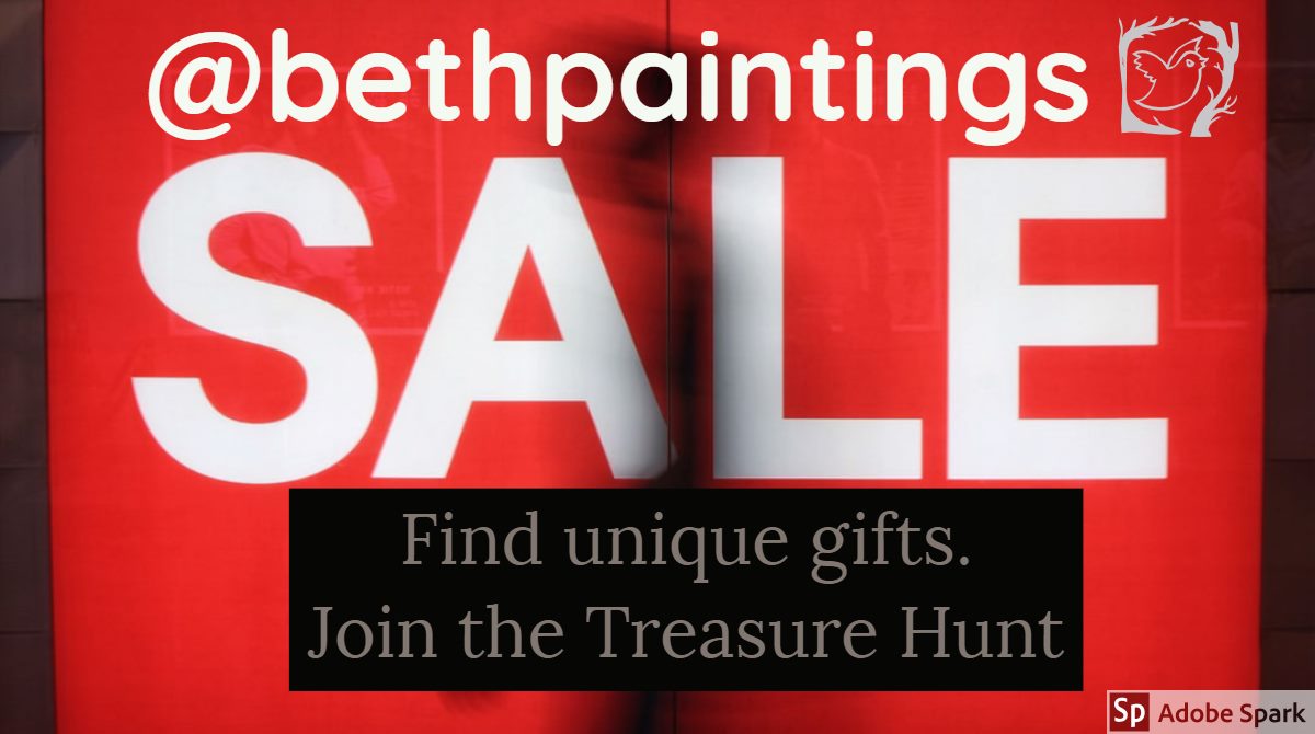 BethPaintings's tweet photo. CLEARANCE SALE!!!! I'M SLASHING PRICES!! EARLY CHRISTMAS SALE!!! MARKDOWNS EVERYDAY!! https://t.co/vWa0Fsa7wW
FOLLOW ME ON TWITTER: @BethPaintings  FOR UPDATES AND BARGAIN PRICES. MAKE OFFER ACCEPTING REASONABLE OFFERS. #ebaydeals #ebaysale #clearancesale #bestoffer #smallbiz https://t.co/tk3jmN7pP5