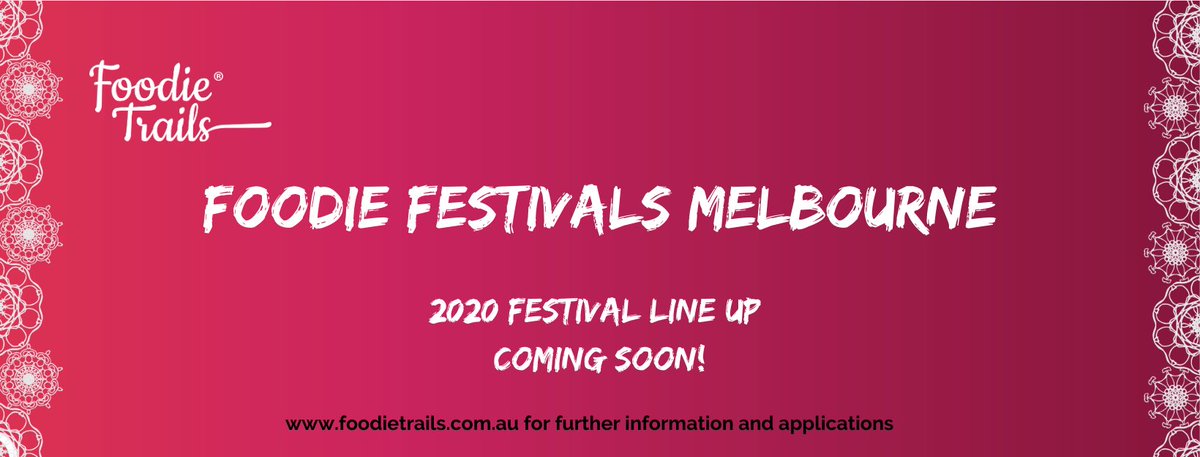 FoodieFestMel's tweet photo. Our festivals are being announced on facebook.

Don't miss out on the fun this 2020!

https://t.co/DZtiwUxVyw

#foodiefestmel #foodies #melbourne https://t.co/Nv1Te3hM2I