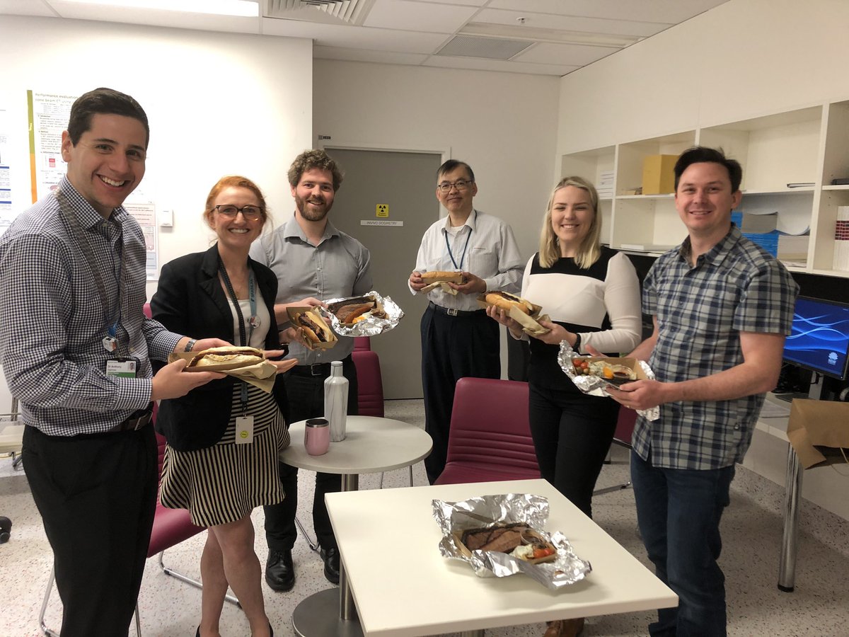 Yesterday the Blacktown Hospital physics team celebrated international medical physics day with a Black Bear BBQ beakfast. #internationalmedicalphysicsday, #blacktownhospital, #radonc