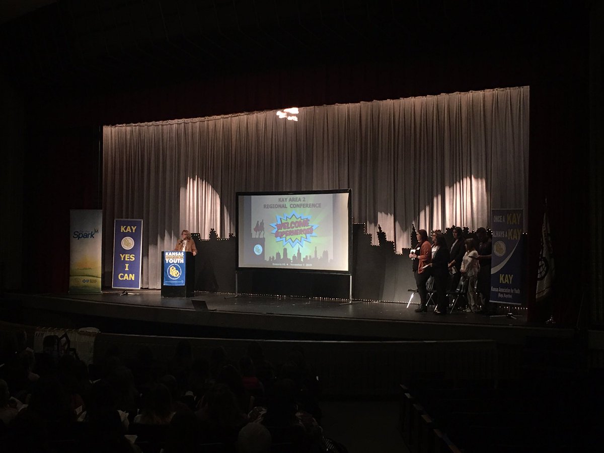 trevorm3833's tweet photo. The KAY Area 2 Regional Conference was great today! Thanks to Cheryl Gleason with @Kansas_KAY for helping us host this event. Shout out to the EHS KAY members and Mrs. Mendoza for all of their hard work and planning!! @KSHSAA @EmporiaSpartans #EmporiaProud https://t.co/bpefcGXNkc