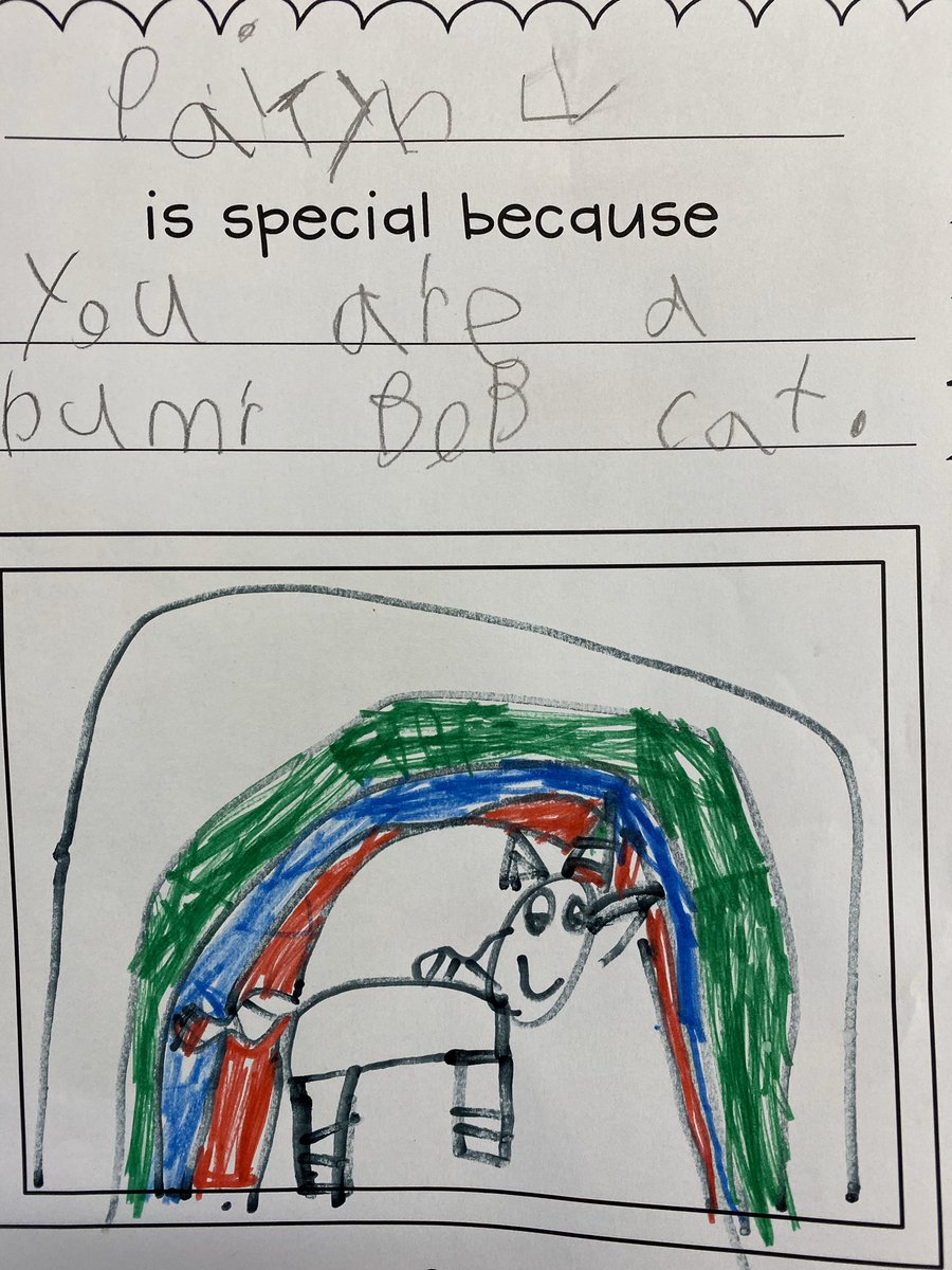 mrsjanks's tweet image. Each week our class makes a very special book for our star of the week! We love writing compliments and illustrating creative and colorful pictures for our classmates! @SLCSBrummer