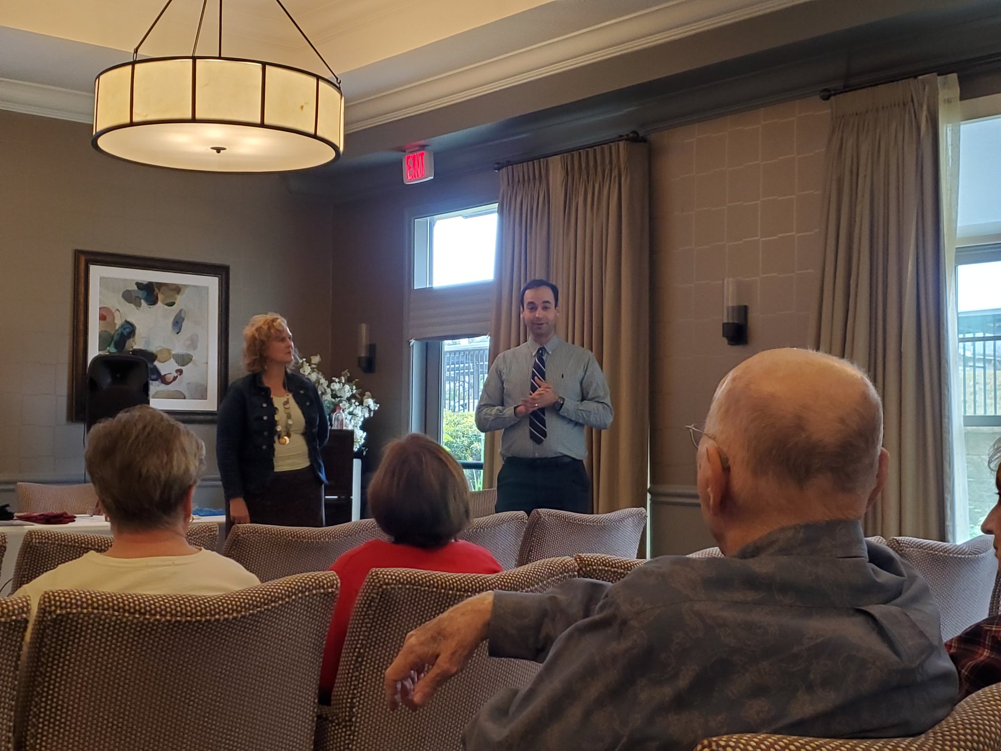 TAMU Healthy Aging on Twitter "Guest panelist Dean Blevins, MD, with