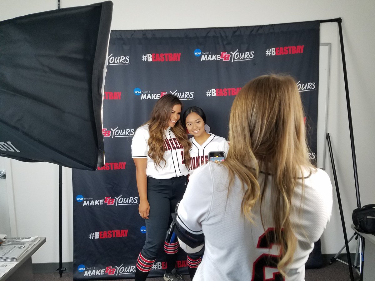 SB | All smiles yesterday at Pioneer softball's photo day. 😀😁 #BeastBay 🌉