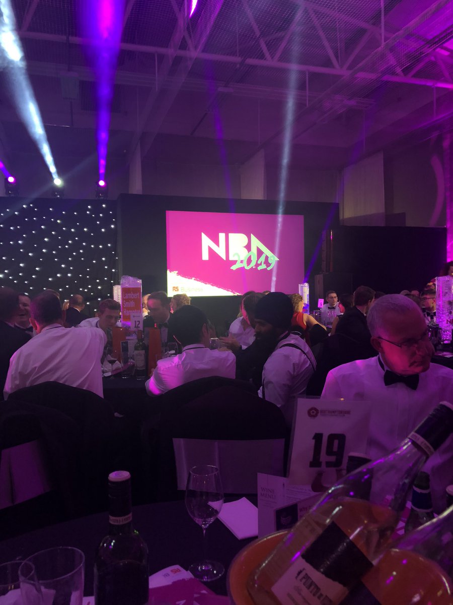 Great evening at the #nbawards19 and really proud that <a href="/Ellacotts/">Ellacotts</a> are shortlisted for the Professional Services Award! <a href="/allthingsbus/">All Things Business</a>