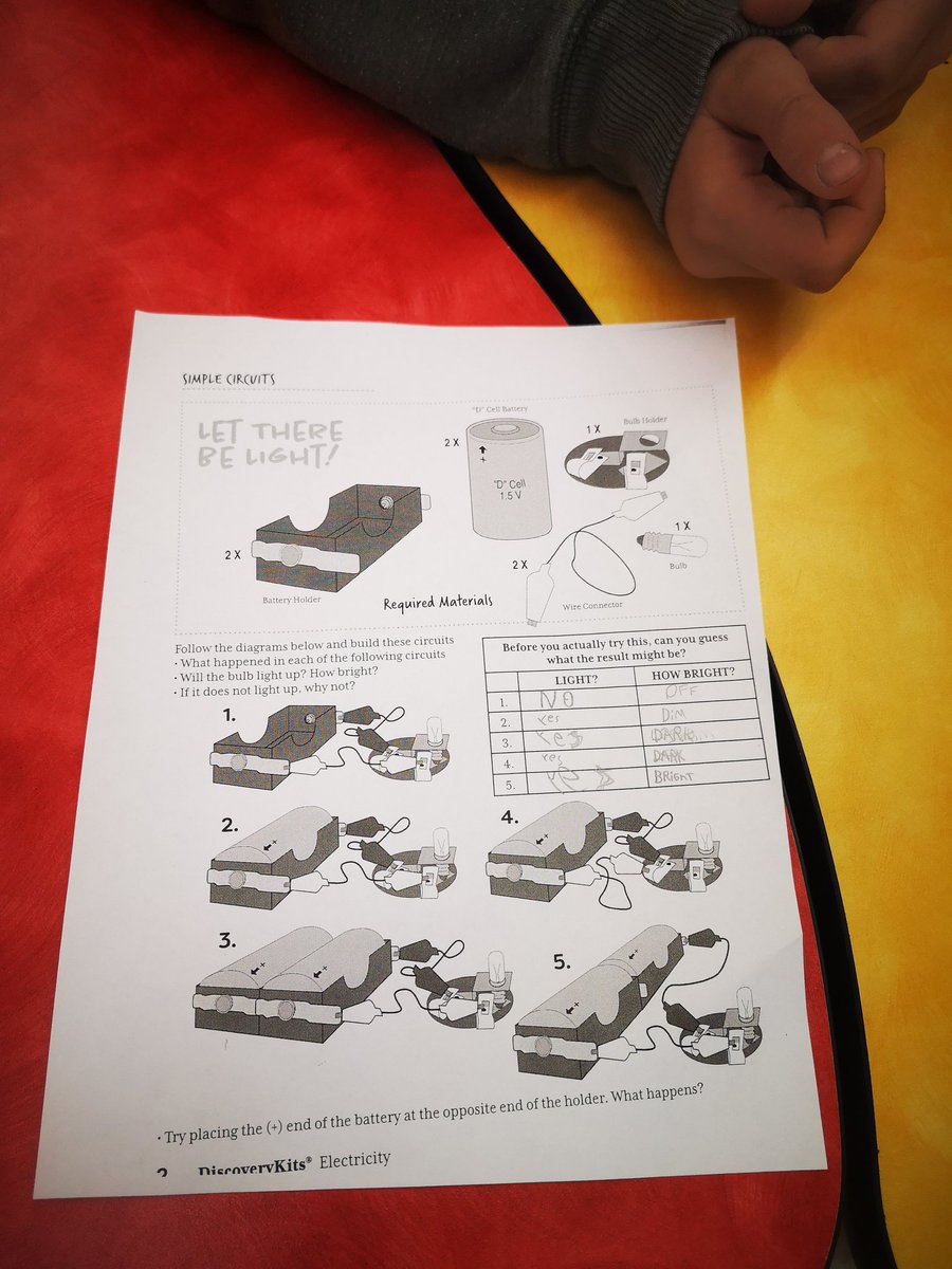 Introduction to circuits and how to use the same materials to make brighter lights <a href="/DawnEuphemiaPS/">Dawn Euphemia P.S.</a> #playingwithelectricity #letthemexplore #ilovemyjob