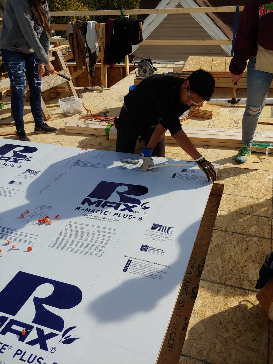 Day 1 of our EMHS Interact Club Habitat for Humanity build. <a href="/EMHSMustangs/">Eastern Montgomery High School</a>