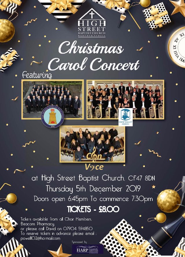 Tickets will be available for this festive concert highlight of the year on Saturday! Get yours early to avoid disappointment! <a href="/WeLoveMerthyr/">We Love Merthyr</a>