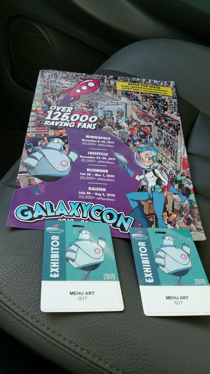 ColorMeCritters's tweet image. I will be at table G17 in the artist alley at Galaxycon Minneapolis #GalaxyConMinneapolis  this weekend (Fri-Sun) Come see me!