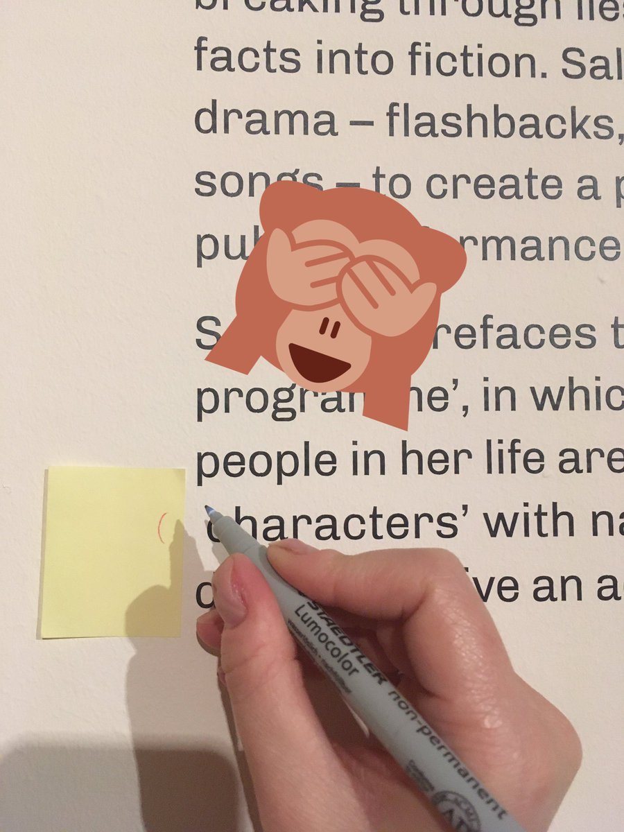 MorganW_B's tweet photo. #Museum30 the #last bits before an exhibition opens: touch ups, tech hiccups, and the eternal single missing punctuation mark when you could have sworn you’d caught them all before the graphics installers left #veryprofessional #cutvinyl #walltext https://t.co/GToIzrBnfS