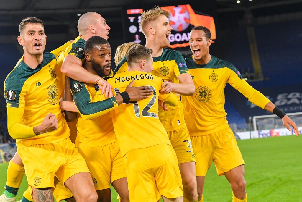 Chri6ViF's tweet image. Nothing but love for my Team and the fans! 👏🏽🍀 Relentless fighting spirit ! Shoutout to Oli &quot; Jogabonito&quot; @OlivierNtcham and #fraserforster 💪🏽💪🏽 #crazyeuropeannights #monthehoops #hoopsupsideyourhead