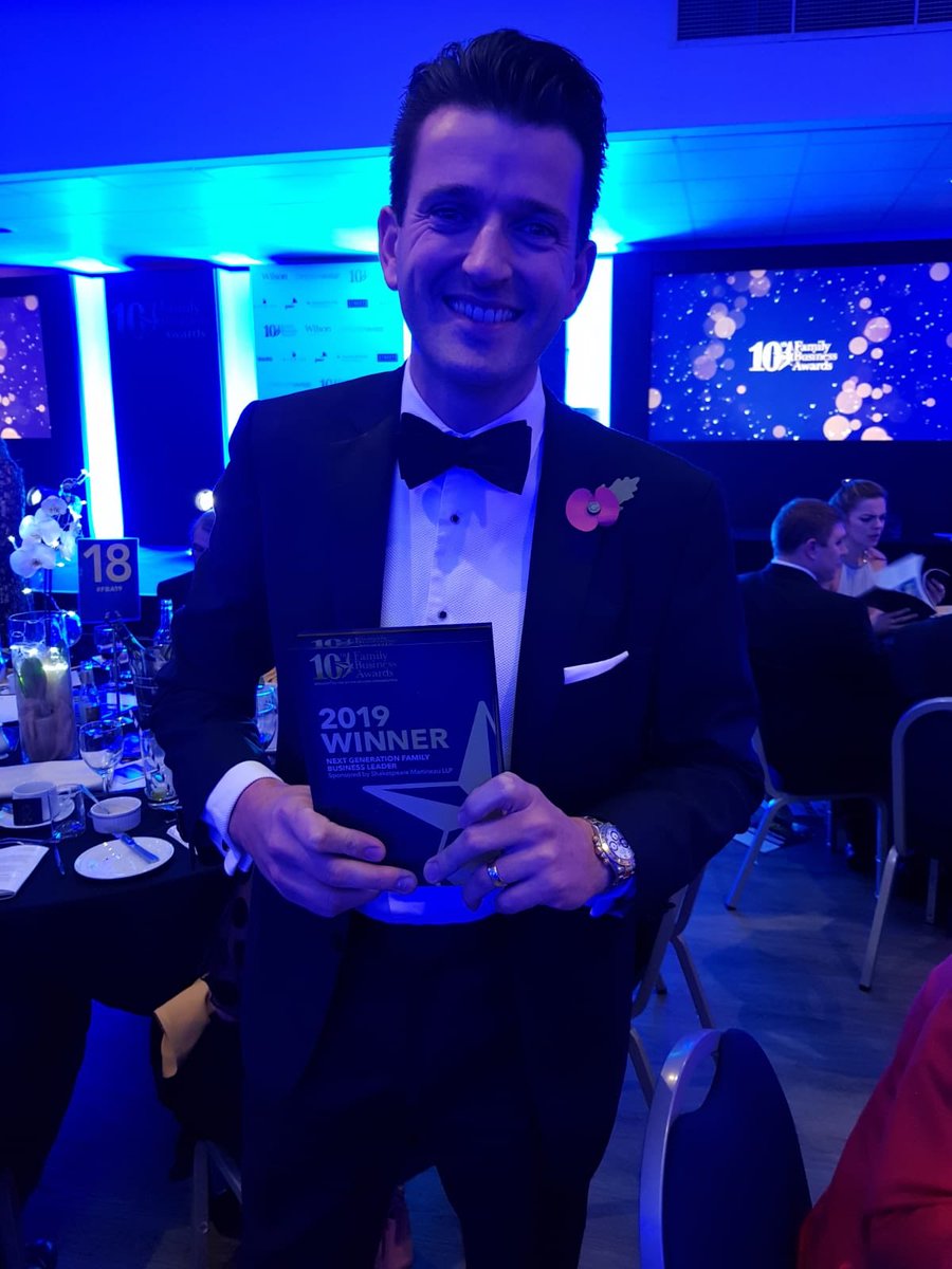AWLymn's tweet image. Very very proud @MatthewLymnRose 

Next Generation Business Leader #FBA19