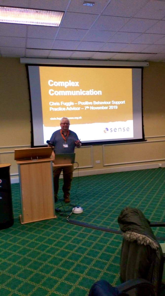 Rebecca_sense's tweet image. ‘What changes behaviour? It’s not reactive strategies, it’s communication’ great to see @sensecharity sharing the amazing work we do around restraint reduction and proactive strategies for those with complex needs at the #MayboConference @MayboLimited