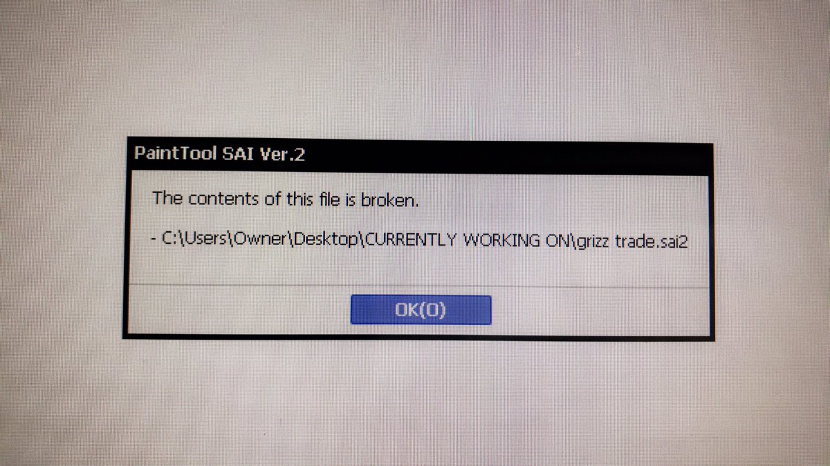 Jd Does Anyone Know How To Fix This It Happened When I Updated Sai2 I Can T Open Pre Update Files Painttoolsai2 Sai2 Please Help Hhh T Co Tao9imdh4h