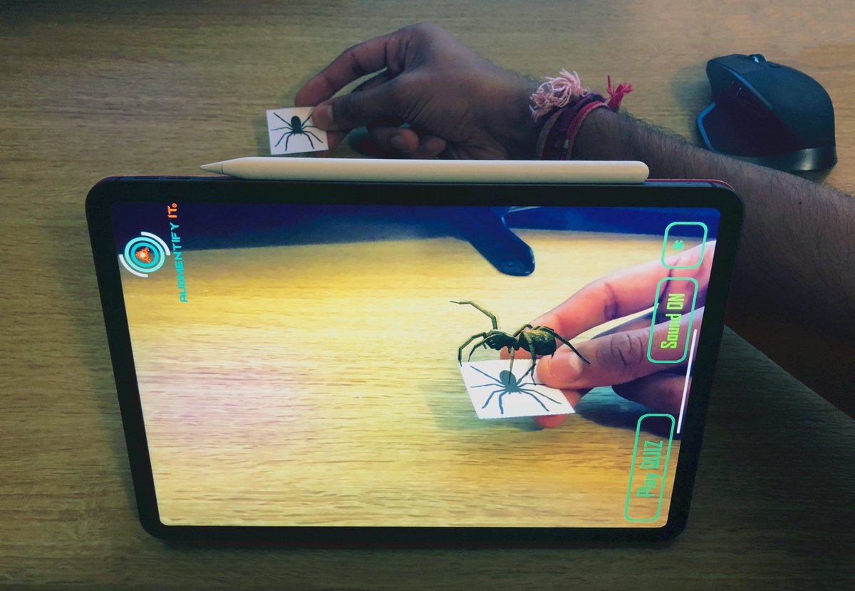 aveea_org's tweet photo. Late night testing #AR, technology sure has come a long way. Can't wait for the pupils at #AveeaAcademy to get stuck in with @AugmentifyIt. Thanks @AhraniLogan for the Ocean packs, we'll let you know how it all goes ! #EverydayIsASchoolDay #Aveea https://t.co/7iehgyZ05D