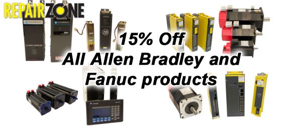 RepairZone_Man's tweet photo. SAVE 15% NOW on Allen Bradley + Fanuc Automation Parts - https://t.co/1JtUnbWd2I https://t.co/WwjT7a6OKC