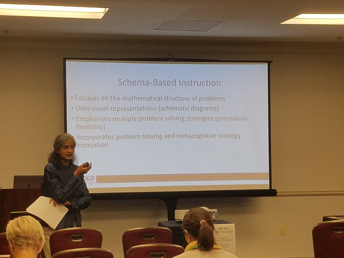 EBethMH's tweet image. &quot;We need to help students be sense-makers rather than focus on superficial features&quot; - Dr. Asha Jitendra.  #problemsolving #mathwordproblems @TeachingLD #DLD@Night #thisiswhatresearchlookslike