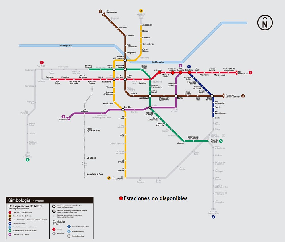 Metro de Santiago tweet media