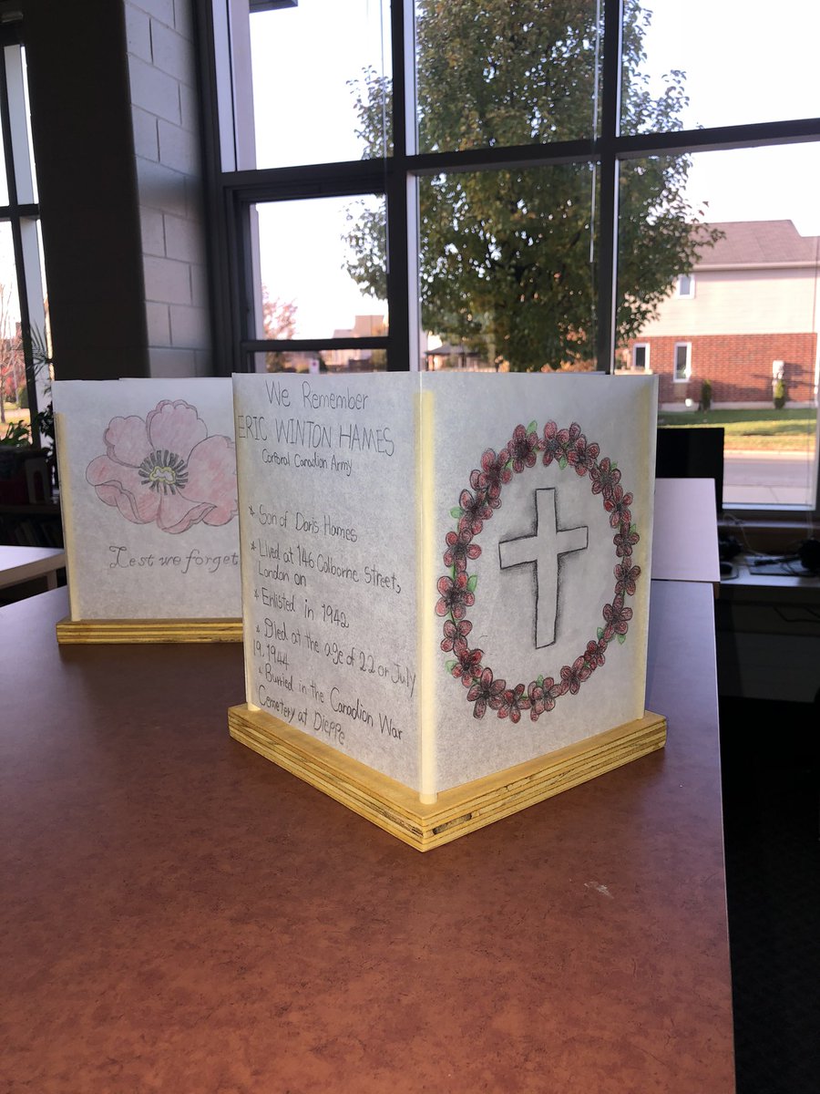 KariAScott's tweet photo. Pictures do not do justice to these student created rice paper lanterns created to symbolize the importance  of Remembrance Day and the sacrifices made for our Freedom.  Simply Stunning @Stoney_CreekPS https://t.co/vqpA5GKJ8B