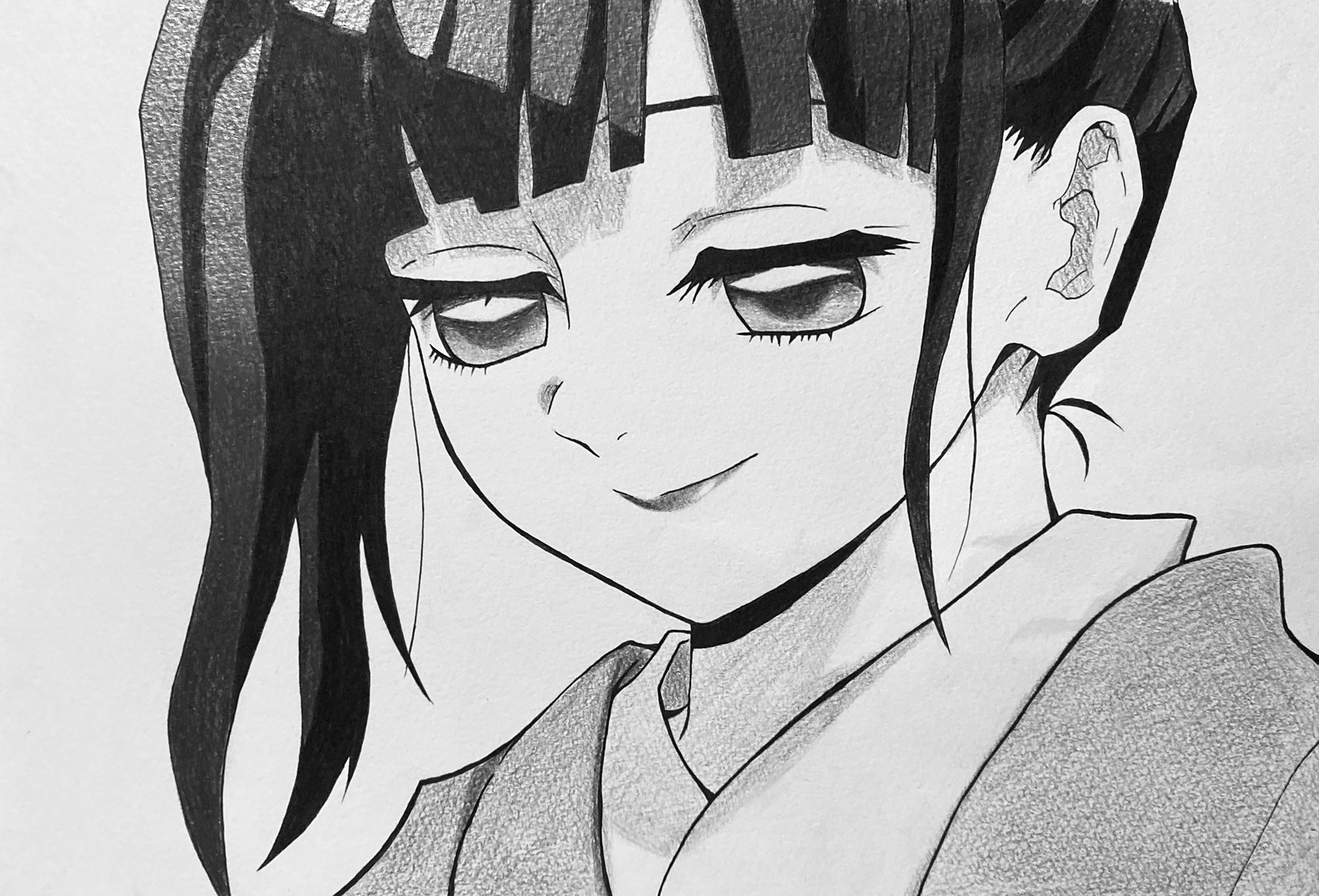 Reiji 鬼滅の刃 禰豆子とカナヲ 模写 イラスト アニメ アニメイラスト 鉛筆 鉛筆画 鉛筆イラスト アナログイラスト イラスト好きな人と繋がりたい T Co Ovrfgjegor Twitter