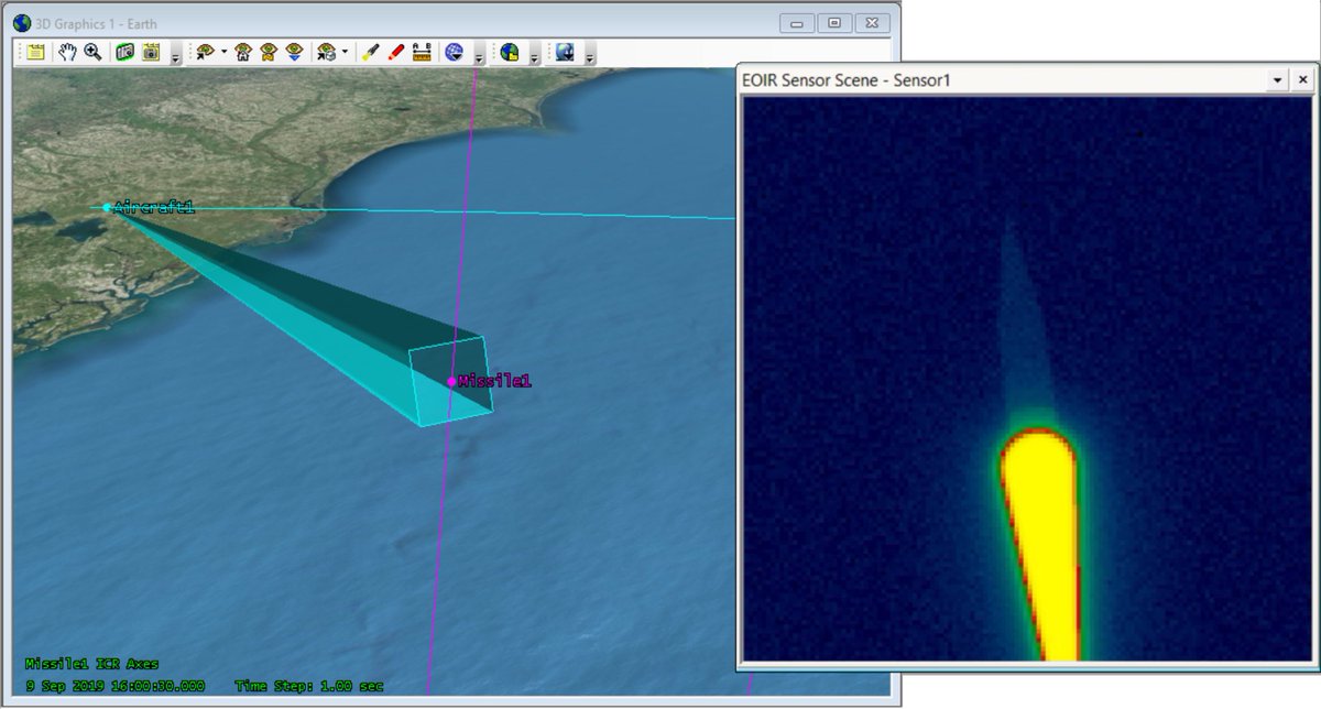 WayneAEllis1's tweet image. Digital Mission Modeling is fun yet helps answer questions about complex systems. Try creating an EOIR sensor that tracks a missile! #digitalengineering #digitalmissionengineering help.agi.com/stk/index.htm#…