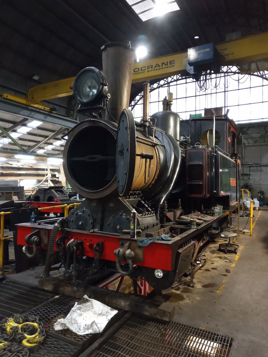 mikenarrowgauge's tweet photo. On-shed at the #narrowgauge West Coast Wilderness Railway @WCWRTas in #Queenstown @tasmania #Tasmania amazing to see behind the scenes. It's a brilliant railway https://t.co/B01BiqBRCP @NarrowGaugeWrld @RAIL @NarrowGaugeBlog @NarrowGaugeYT @RailfanDepot @SnowdonMR 🇬🇧🇦🇺👍😎 https://t.co/ZD5GnP1KfD
