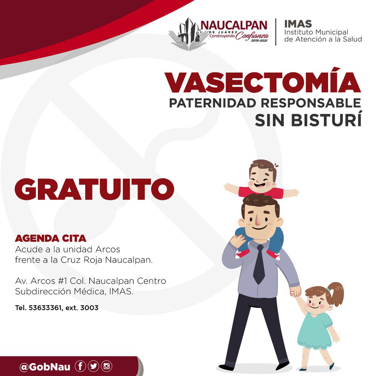 Gobierno Municipal De Naucalpan در توییتر Por Una Paternidad Responsable Opta Por Un Metodo Anticonceptivo Definitivo El Instituto Municipal De Atencion A La Salud Imas De Naucalpan Realizara Una Jornada De Operaciones Gobierno Municipal De Naucalpan در توییتر Por Una Paternidad Responsable Opta Por Un Metodo Anticonceptivo Definitivo El Instituto Municipal De Atencion A La Salud Imas De Naucalpan Realizara Una Jornada De Operaciones