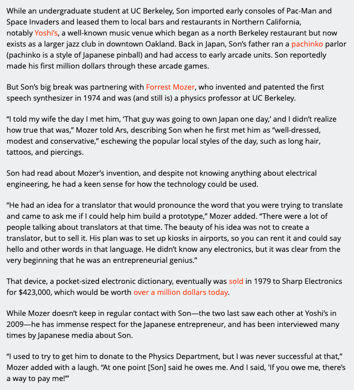 cfarivar's tweet image. Every time SoftBank and Masayoshi Son pops up in the news, I think about this 2012 story I did about him for @arstechnica.

arstechnica.com/information-te…