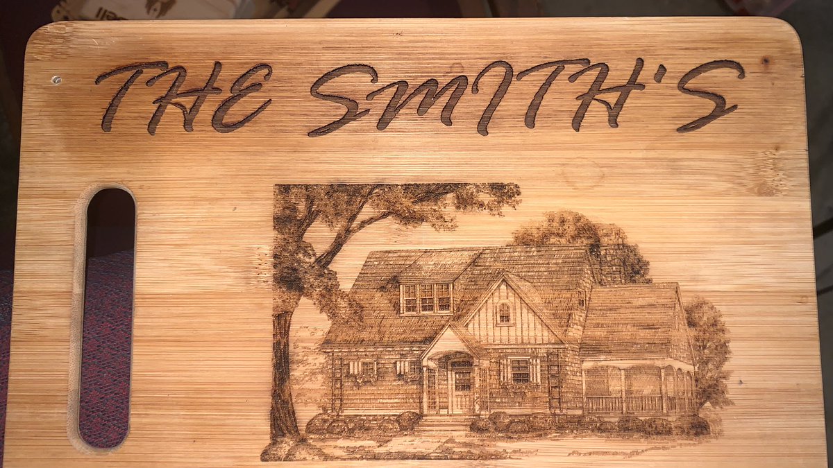 officalbbell's tweet image. Here’s a recent cutting board I made- I can do any design you’d like! 

$25- 10% off your first order! 

techbravoshop.com