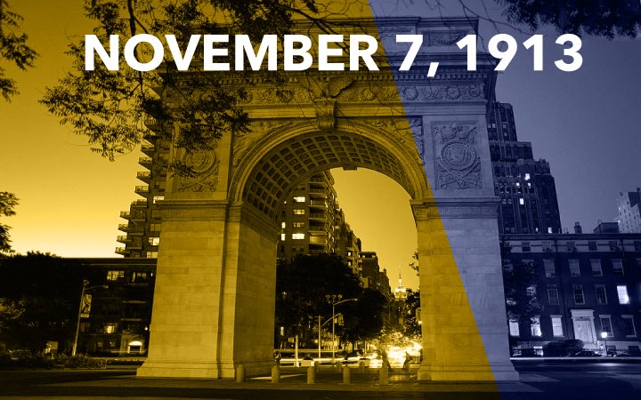 AEPiLehigh's tweet photo. 106 years ago today @AEPi was founded under the Washington Square Arch at New York University. All these years later we have 161 chapter across the globe. Happy Founders Day! #ProudtobeaPi https://t.co/MrC8FVhdPd
