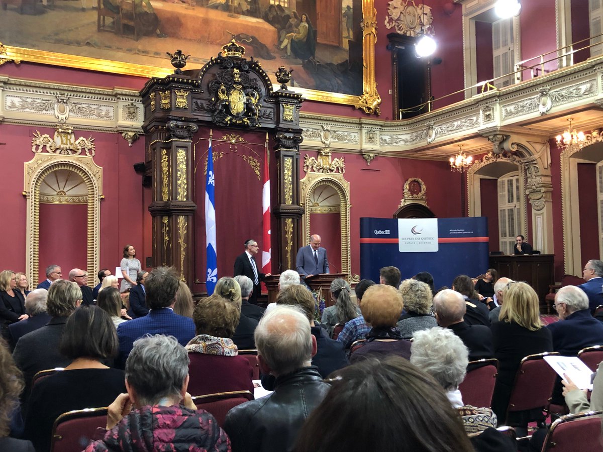 @StanleyNattel receiving the #PrixduQuébec - Prix Wilder-Penfield 2019 : Science category at yesterday's celebration. Félicitations encore, Dr. Nattel! prixduquebec.gouv.qc.ca/prix-qc/descla… 
@UMontreal @med_umontreal @ICMtl @CJC_JCC