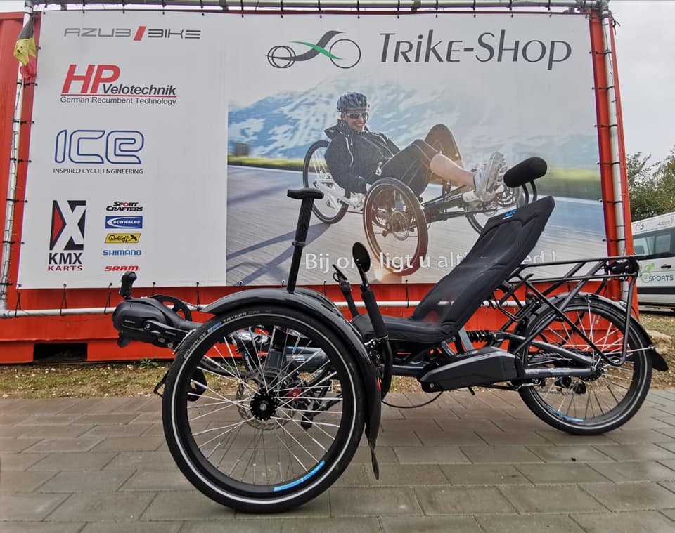 Cap2SportS's tweet photo. Nouvelle acquisition aujourd'hui : 1 trike HP Velotechnik Scorpion fx électrique à changement de vitesses automatique 🤩😀.
Merci à nos partenaires Sodimed et bien entendu Trike-Shop.
On va faire des heureux pour les prochaines sorties bikes, ça c'est sûr 😀😉👍 https://t.co/U6aoxX93Jr