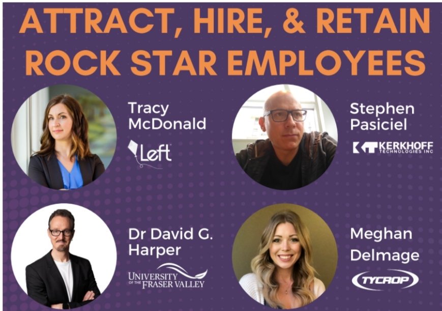 ABTatUFV's tweet image. Want to hire rock star employees? Our rock star panel of presenters is telling us how. #FVTechForum