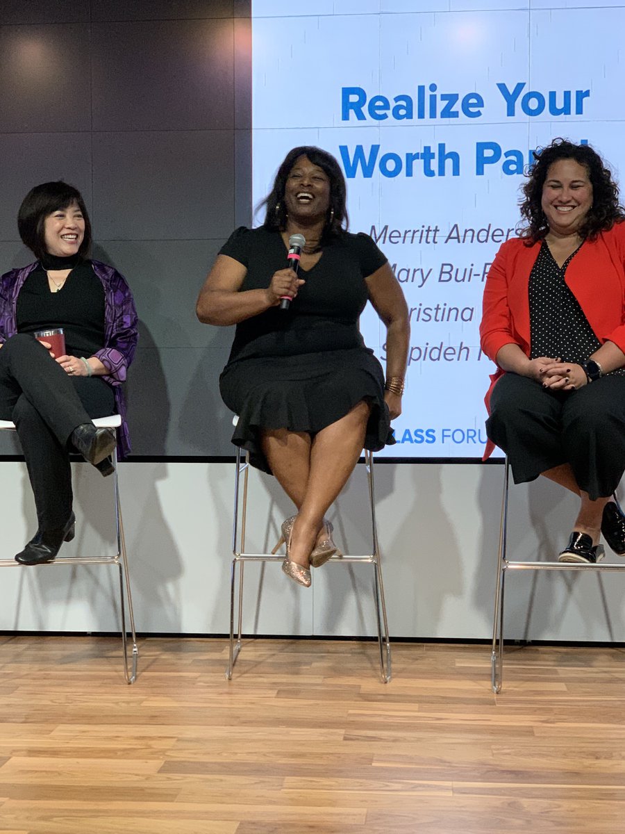 breakingglassco's tweet photo. Christina Lewis @ADivaStory talks about resilience, shares a laugh with power panelists Mary Bui-Pham and Merritt Anderson... #believeinyourself #justdoitanyway https://t.co/7fGuIKcJhh