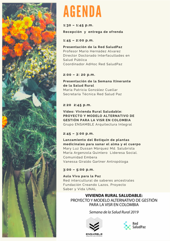 Docisp's tweet photo. Como miembros de la Red SaludPaz los invitamos a participar en el evento central de nuestra Semana Itinerante de la Salud Rural mañana en @MedicinaUNAL 

Adicionalmente, pueden conocer las diferentes actividades en: https://t.co/dZkfvHxNjX https://t.co/oHtbtuh9gg