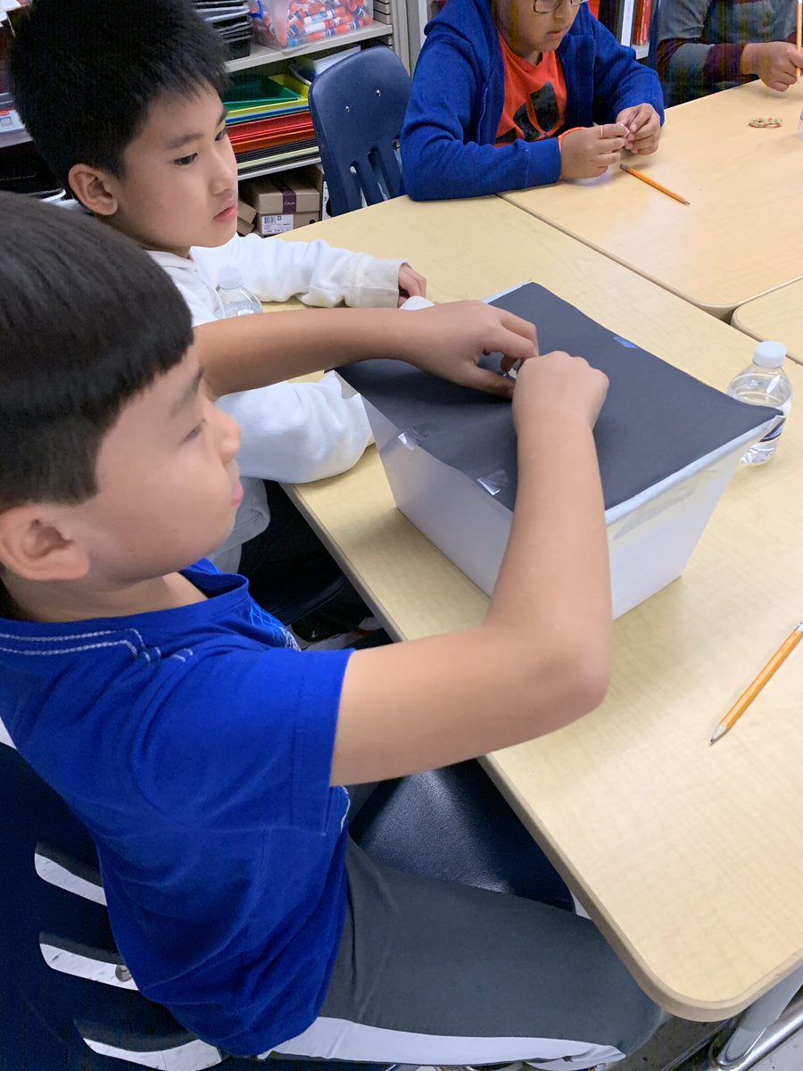 EcoClub voting for the winners of the storm drain art contest