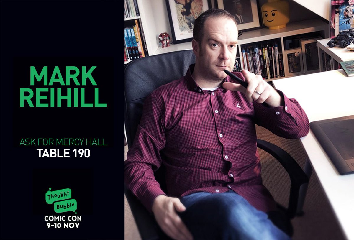 markreihill's tweet photo. Aaaaaaaaand relax. Bags packed and all set for @ThoughtBubbleUK. Come say hello this weekend. You can’t miss me, I look like an angry potato. #FTF19 https://t.co/Z47hKSnBjw