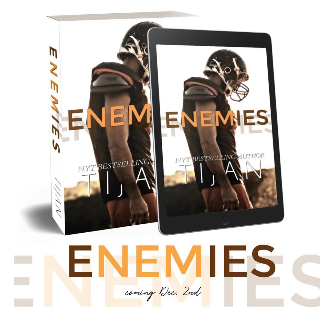 books_luvs's tweet photo. Look! Tijan has a new book coming.
Here's the cover for Enemies!! We're about to meet Dusty and Stone.
Go to @tijansbooks for more information.
#enemiestolovers #footballromance #tijansbooks #spreadsomeenemy word. https://t.co/orO1wcIhNS