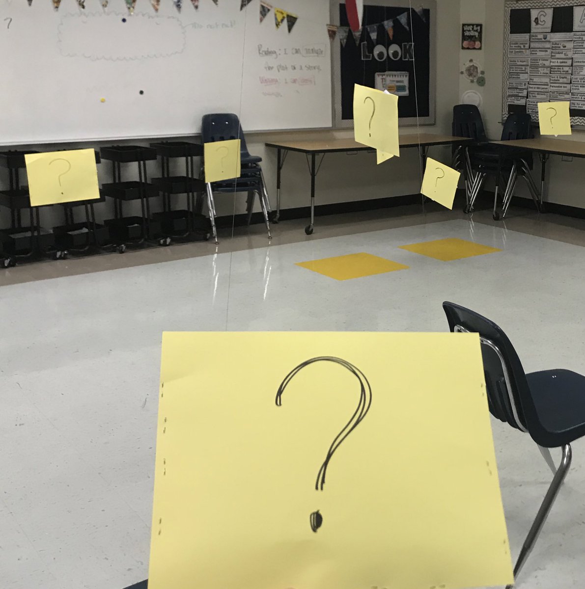 NR_MrsGreen's tweet photo. Something exciting is happening in room 307 tomorrow๐ฎ๐พ๐คช #editingpractice #workhardplayhard #stilldecorating @OfficialCISD @CISDMartin https://t.co/i72O0uWLBH