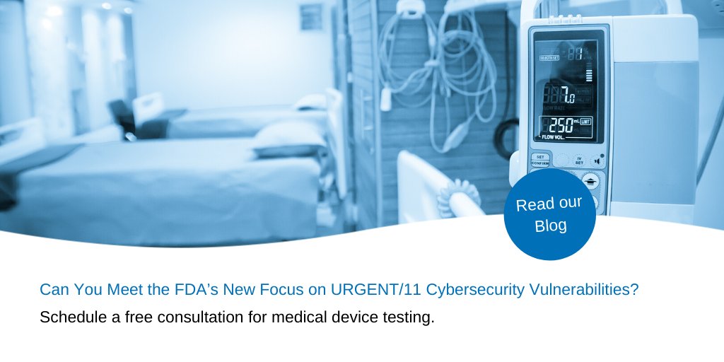 TUVRheinlandOS's tweet image. On Oct 1, the #FDA issued a request for #MedicalDevice manufacturers to test for #CyberSecurity vulnerabilities. We&apos;re offering a free consultation to test devices &amp;amp; assess cyber risk. Check out our new #blog to schedule your consultation. tuv.li/1brE